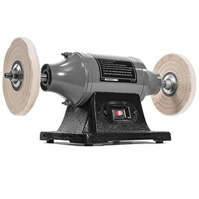 XtremepowerUS 8" Dual Buffer Benchtop Buffer Grinder 3/4HP Polisher Buff Grinder Polishing Grinder Machine