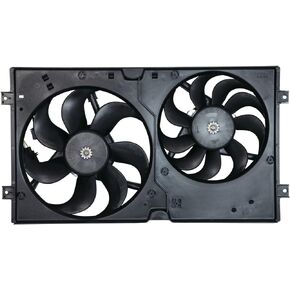 TYC 621000 Cooling Fan Assembly Compatible with 1998-2007 Volkswagen Beetle, Black