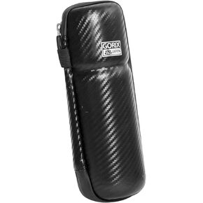 GORIX Bike Tool Case Box Bottle Waterproof Zip Carbon Pattern Road MTB Bicycle Cycling Black