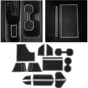 CupHolderHero fits Nissan Sentra Accessories 2020-2023 Premium Custom Interior Non-Slip Anti Dust Cup Holder Inserts, Center Console Liner Mats, Door Pocket Liners 16pc Set (Solid Black)