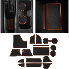 CupHolderHero fits Nissan Sentra Accessories 2020-2023 Premium Custom Interior Non-Slip Anti Dust Cup Holder Inserts, Center Console Liner Mats, Door Pocket Liners 16pc Set (Solid Black)