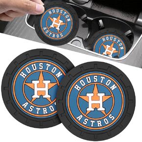 لأكواب حامل أكواب السيارة Huston Astros، قواعد أكواب السيارة لمحبي البيسبول لحامل أكواب السيارة، إدراج حامل أكواب السيارة Huston Astros، تذكار/هدايا لمحبي البيسبول، بساط كأس السيارة من السيليكون غير القابل للانزلاق، 2.75 بوصة in Kuwait