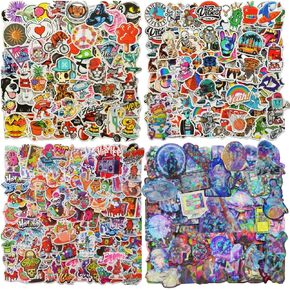 200Pcs Cool Stickers,Skateboard Stickers,Waterproof Stickers Packs for Adults,Graffiti Neon Decals,Skater Stickers,Vinyl Stickers for Teens Adults Helmet Motorcycle Bicycle Surfboard Luggage Laptop