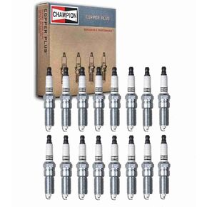 16 pc Champion Copper Plus Spark Plugs compatible with Dodge Charger 5.7L V8 2006-2008