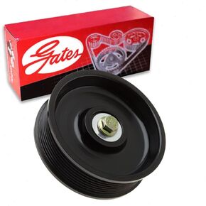 Gates DriveAlign Drive Belt Idler Pulley compatible with Dodge Ram 2500 5.9L 6.7L L6 2003-2010