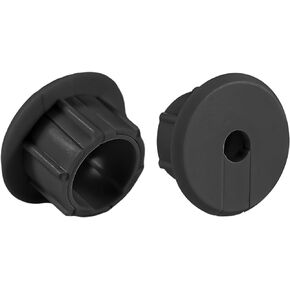2pcs Wall Bushing for Starlink Dishy Ethernet Cable, Wall Grommets Routing Kit for Cable Adapter Feed-Through Cable Bushings for 1 inch Wall Hole and Furniture Wire Hole (Black)