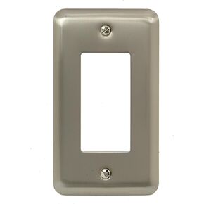 Amerelle 2TTDPW Wall Plate, Double Toggle