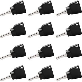 14607 701 45501 Ignition Keys for JCB Volvo Mini Excavator,Loader|701,45501,14607,3CX(12 pack)