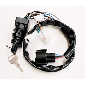 Ignition Key Switch Assembly for Suzuki Outboards - 37110-93J01, 37110-93J00