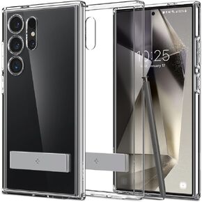Spigen Ultra Hybrid S Designed for Galaxy S24 Ultra Case (2024) [Military-Grade Protection] - Crystal Clear