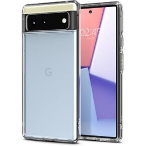 Spigen Ultra Hybrid [Anti-Yellowing Technology] Designed for Google Pixel 6 Case (2021) - Crystal Clear