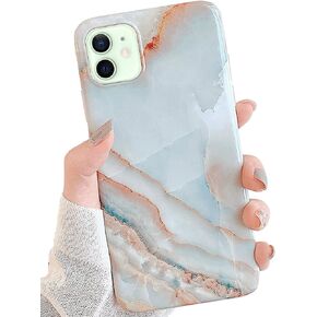 J.west متوافق مع حافظة iPhone 12 وحافظة iPhone 12 Pro، غطاء هاتف واقٍ نحيف من السيليكون الناعم بتصميم فاخر لامع وشفاف أوبال لؤلؤي للفتيات والنساء والسيدات (ملون)
