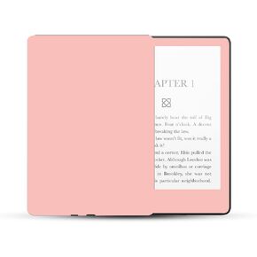MightySkins Skin Compatible with Amazon Kindle Paperwhite 5 6.8-inch 11th Gen (2021) Full Wrap - Solid Blush | Protective, Durable, and Unique Vinyl Decal wrap Cover | Easy to Apply | Made in The USA