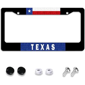 License Plate Frame,Watercolor Flowers Tag Decorative Aluminum Metal Cover for Women,U S Canada Standard,Auto Vehicle Accessories 2 Holes with Screw Caps—12x6 Inch