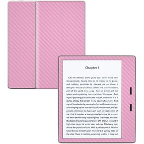 MightySkins Carbon Fiber Skin for Amazon Kindle Oasis 7" (9th Gen) - White | Protective, Durable Textured Carbon Fiber Finish | Easy to Apply, Remove, and Change Styles | Made in The USA