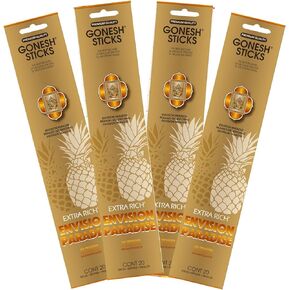 Gonesh Envision Paradise 4-Pack Incense, Gold