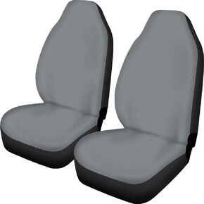 Dellukee 3D Universal Car Seat Covers Horse Print 2pc Front Car Seat Cover Protectors for Most Car Truck SUV Van