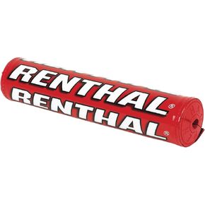 Renthal SX 10" BAR PAD LE RED/RED FOAM P324