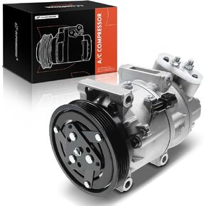 A-Premium A/C Compressor with Clutch Compatible with Infiniti QX4 3.3L 1997-1998, Nissan Pathfinder 3.3L 1996-1998
