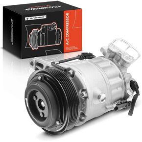 A-Premium Air Conditioner AC Compressor with Clutch Compatible with Chevrolet Chevy Impala 2016-2018, Equinox 2016-2017 & GMC Terrain & Buick LaCrosse & Cadillac XTS