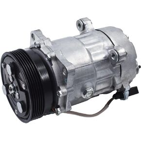 A/C Compressor with clutch Replacement for Audi TT 2000-2006 Replacement for Volkswagen Jetta Golf Beetle 2001-2005