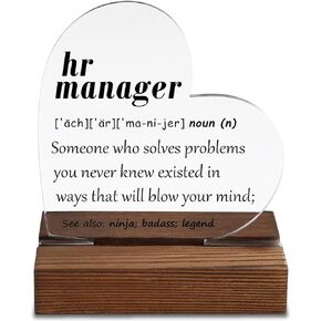 Human Resources Gifts, Funny HR Gifts, HR Humor Gifts, HR Office Decor, HR Professional Gifts, HR Birthday Gifts, HR Gifts for Women HR Director Manager Coworkers Desk Decorative Sign ZRR1