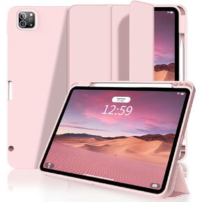 حافظة لجهاز iPad Pro 12.9 بوصة (2022/2021/2020) وiPad Air 13 بوصة M2/M4، وردي in Kuwait