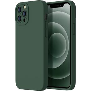 Designed for iPhone 11 Pro Max Case - Upgraded Camera Protection - Soft Microfiber Lining Inside - Liquid Silicone Shockproof Protective Phone Case 6.5 for Men Women Girls - Army Green