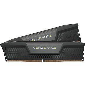 CORSAIR Vengeance DDR5 RAM 32GB (2x16GB) 6000MHz CL38 Intel XMP iCUE Compatible Computer Memory - Black (CMK32GX5M2B6000C38)