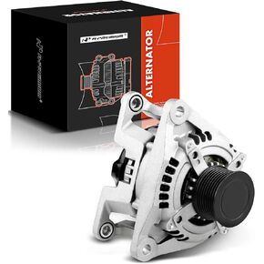 A-Premium Alternator Compatible with Dodge Ram 2500/3500 2007-2010, Ram 4500/5500 2008-2010 & Ram 2500/3500/4500/5500 2011-2013, L6 6.7L, 145Amp 12V CW 8-Groove Pulley, Replace# 4801311AD