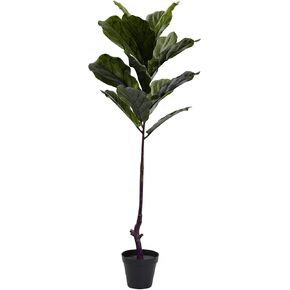 Nearly Natural 4ft. Fiddle Leaf Tree UV Resistant (Indoor/Outdoor)