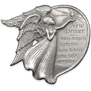 15728 Metal Visor Clip, 2-1/2-Inch, New Driver, Gray