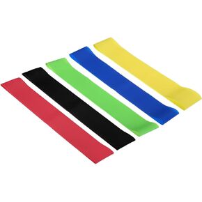PATIKIL 5 Sizes Thick Chair Bands for Classroom, 5 Pack Latex Flexible Stretchable Bouncy Fidget Foot Bands Strips for Chair Seats Desk, 5 Colors