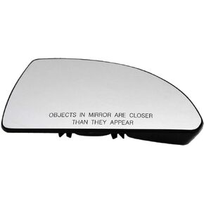 Passenger Side Mirror Glass Assembly With Plastic Backing Plate (Non-Heated) Compatible with 2006-2013 Chevrolet Impala, 2014-2016 Impala Limited
