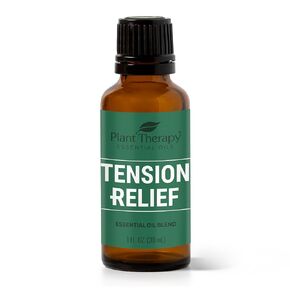 Plant Therapy Tension Relief Essential Oil Blend 30 mL (1 oz) 100% Pure, Undiluted, Therapeutic Grade