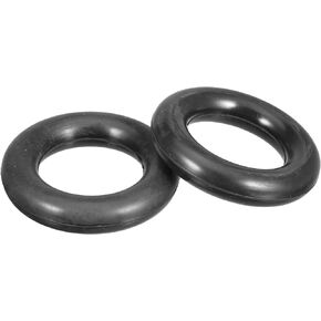 X AUTOHAUX 60mm O-Ring Universal Muffler Exhaust Hanger Bushing Rubber Mount Bracket Car Insulator Tail Pipe Hangers Bushings Kit Support 2pcs