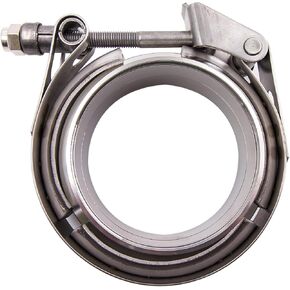 مشبك على شكل حرف V من الفولاذ المقاوم للصدأ مقاس 3 بوصات مع حواف قفل عادم توربو M/F in Kuwait