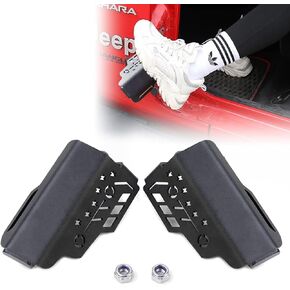 مفصلات الباب أوتاد القدم المعدنية الأمامية الخارجية أوتاد مسند القدمين المتوافقة مع Jeep Wrangler JK JKU JL JLU مع Gladiator JT 2007-2022 (زوج واحد) in Kuwait