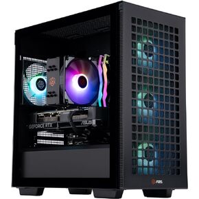 كمبيوتر ألعاب ABS Aeolian-M Aqua - Windows 11 Home - Intel i7 14700F - GeForce RTX 4070 Super - DLSS 3 - أداء مدعوم بالذكاء الاصطناعي - 32 جيجابايت DDR5 6000 ميجا هرتز - 1 تيرابايت M.2 NVMe SSD - AAA14700F4070S