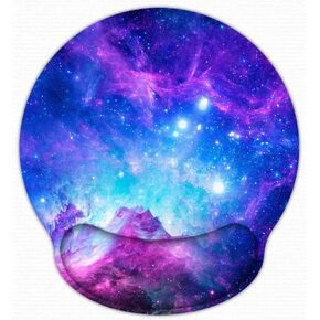 Meffort Inc Mouse Pad with Wrist Rest Support & Non-Slip Base, Durable Ergonomic Gaming Mousepad - USA Flag