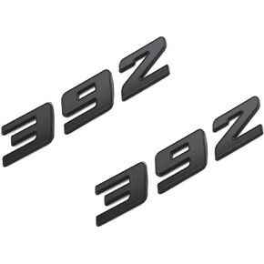 Pair 392 Emblem Side Rear Fender Badge Body Sticker Decal Logo Nameplate 3D Raised Strong Adhesive Replacement for 392 (Chrome Black)