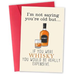 Wedding Anniversary Cards for Couple, Funny 40th 50th 60th Anniversary Card for Husband Wife Parents, Naughty Valentines Day Cards for Older, Love Is Supporting Each Other in Old Age