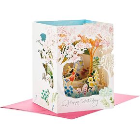 Hallmark Paper Wonder Displayable Pop Up Birthday Card for Women (Beautiful Day)