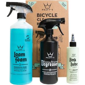 Peaty's Bicycle Cleaning Kit - Wash, Degrease, and Lubricate (Dry Weather), Clear, 18.33 Fl Oz (Pack of 3)