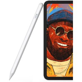 Stylus Pen for iPad Pencil, Active Pen with Palm Rejection and Tilt Sensitivity Compatible with (2018-2022) Apple iPad Pro 11&12.9'', iPad 9th/8th/7th/6th, iPad Air 5th/4th/3rd, iPad Mini 6th/5th in Saudi Arabia
