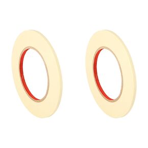 3M 2364 Performance Masking Tape - 0.25 in. x 180 ft. Tan, Rubber Adhesive, Crepe Paper Backing Painters Tape Roll