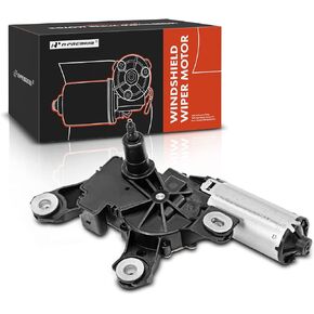A-Premium Rear Windshield Wiper Motor Compatible with Volkswagen Vehicles - Touareg 2011 2012 2013 2014 2015 2016 2017, Sport Utility, 4-Pin - Replace OE# 7P6955711, 7P6955711A