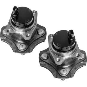 512209 x2 (Pair) Rear Wheel Bearing and Hub Assembly Compatible 2004-2006 Scion xA xB 00-05 Toyota Echo [4 Lug W/ABS]