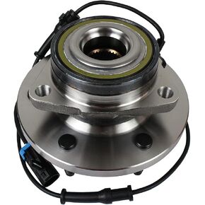 Autoround 515093 Front Wheel Bearing and Hub Assembly fit for Hummer H3 H3T 2006 2007 2008 2009 2010 6-Lug W/ABS