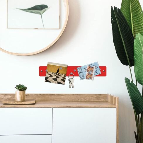 لوحة إعلانات مغناطيسية من Three by Three Seattle مقاس 14 × 2.5 بوصة بشريط معدني صغير بدون إطار مع 6 مغناطيسات للمذكرات والصور والقوائم والمزيد في ديكور المكتب أو المنزل أو المدرسة (أزرق سماوي) in Kuwait